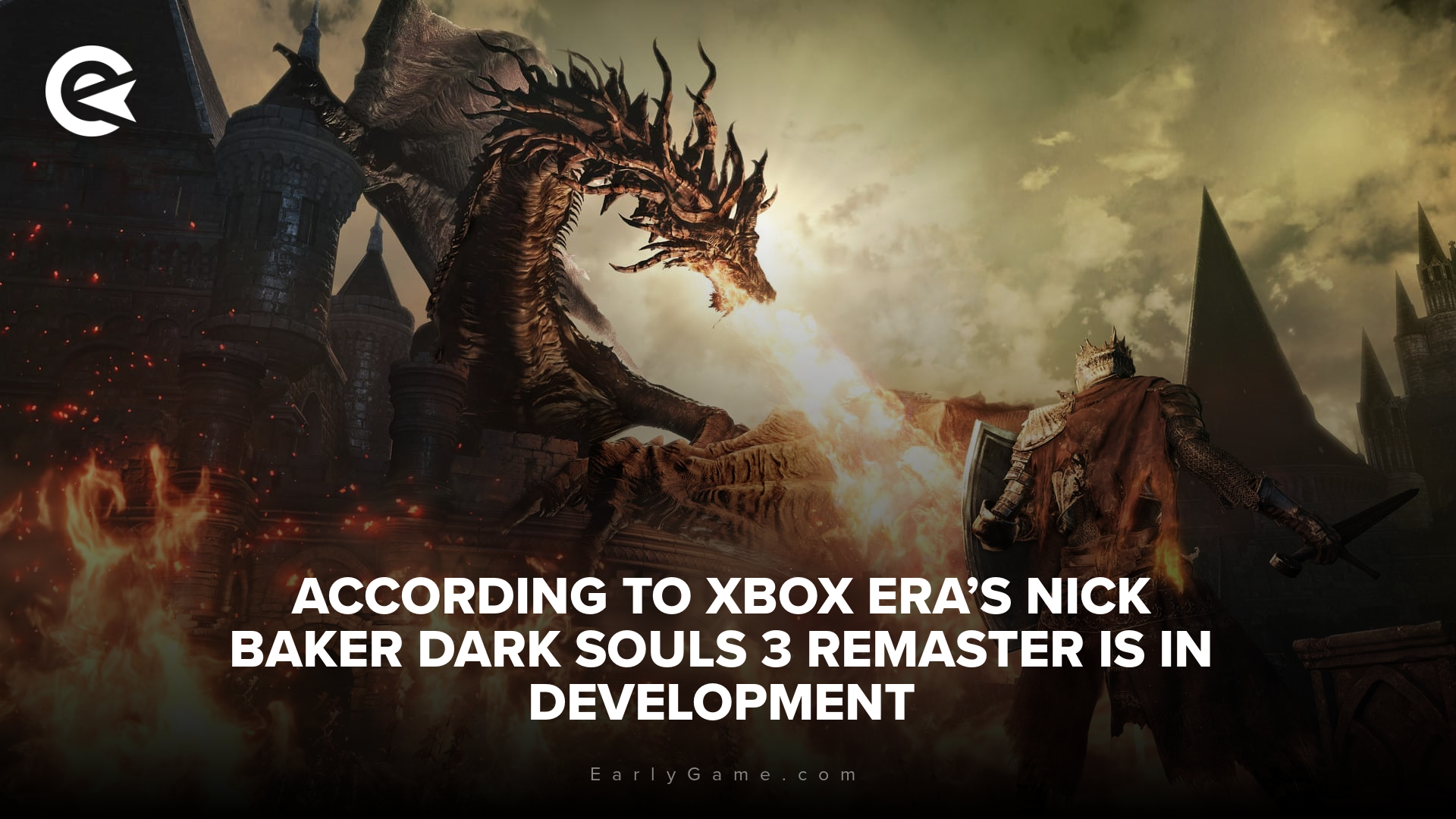 Dark Souls 3 remaster is in development, according to Xbox Era's Nick Baker