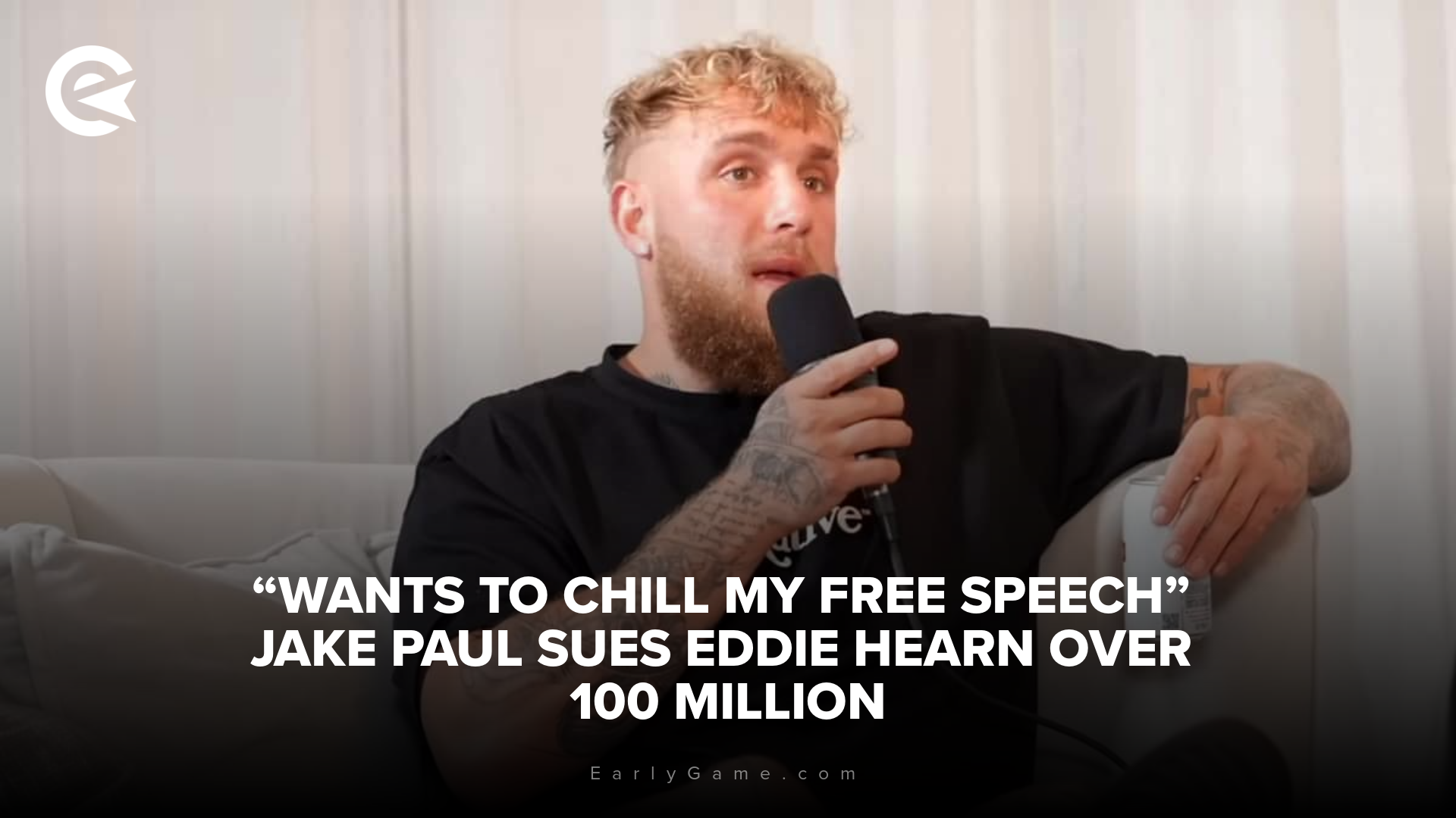 "Wants to chill my free speech" Jake Paul sues Eddie Hearn for over 100 million