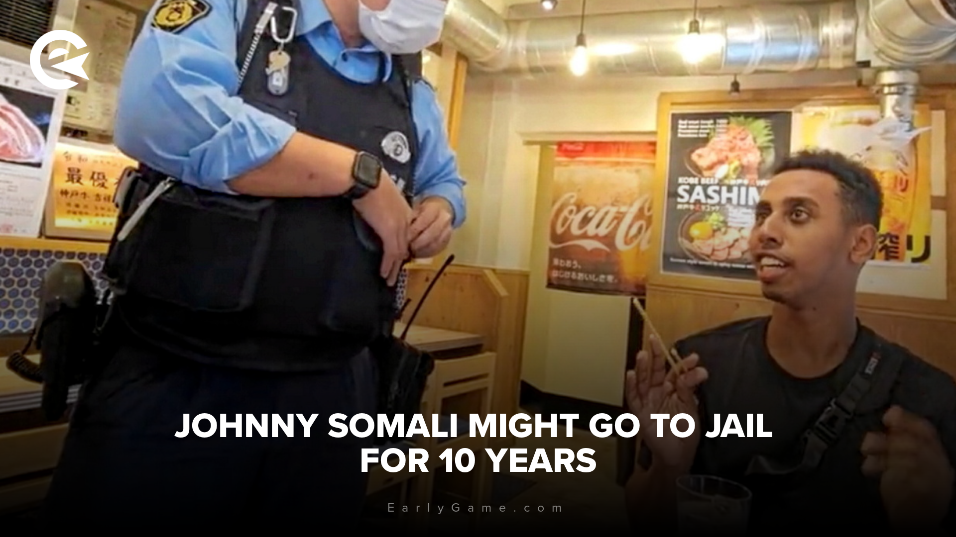 Johnny Somali might go to jail for 10 years