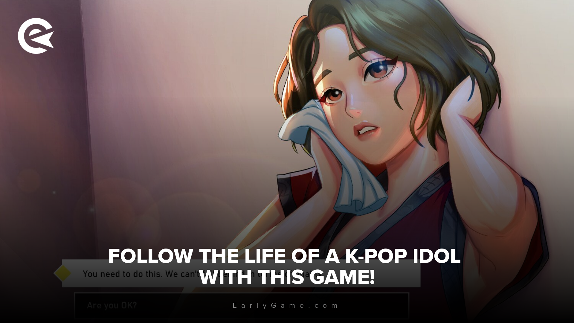 Follow the life of a K-pop idol with this game!