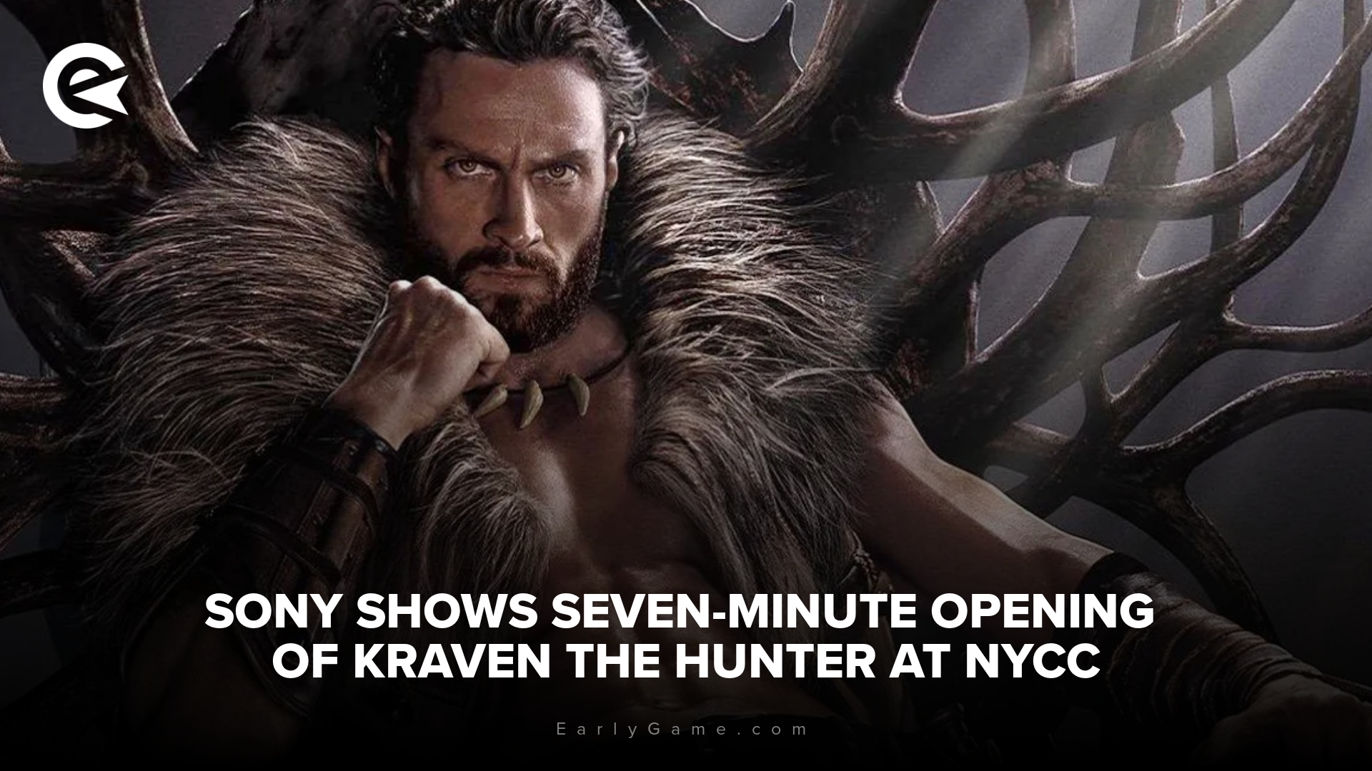 Sony shows seven-minute opening of Kraven the Hunter at NYCC