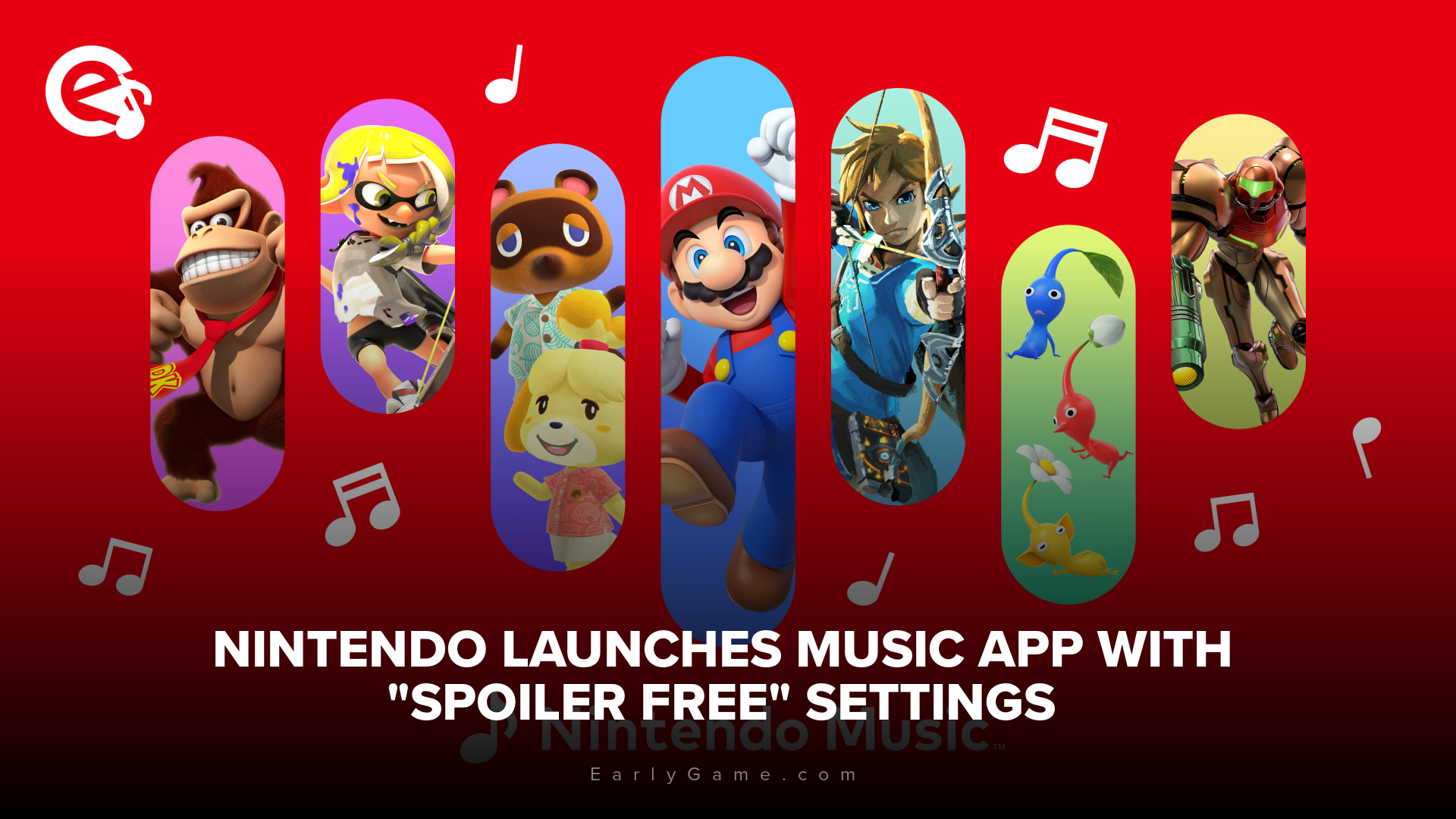 Nintendo launches music app with "spoiler free" settings