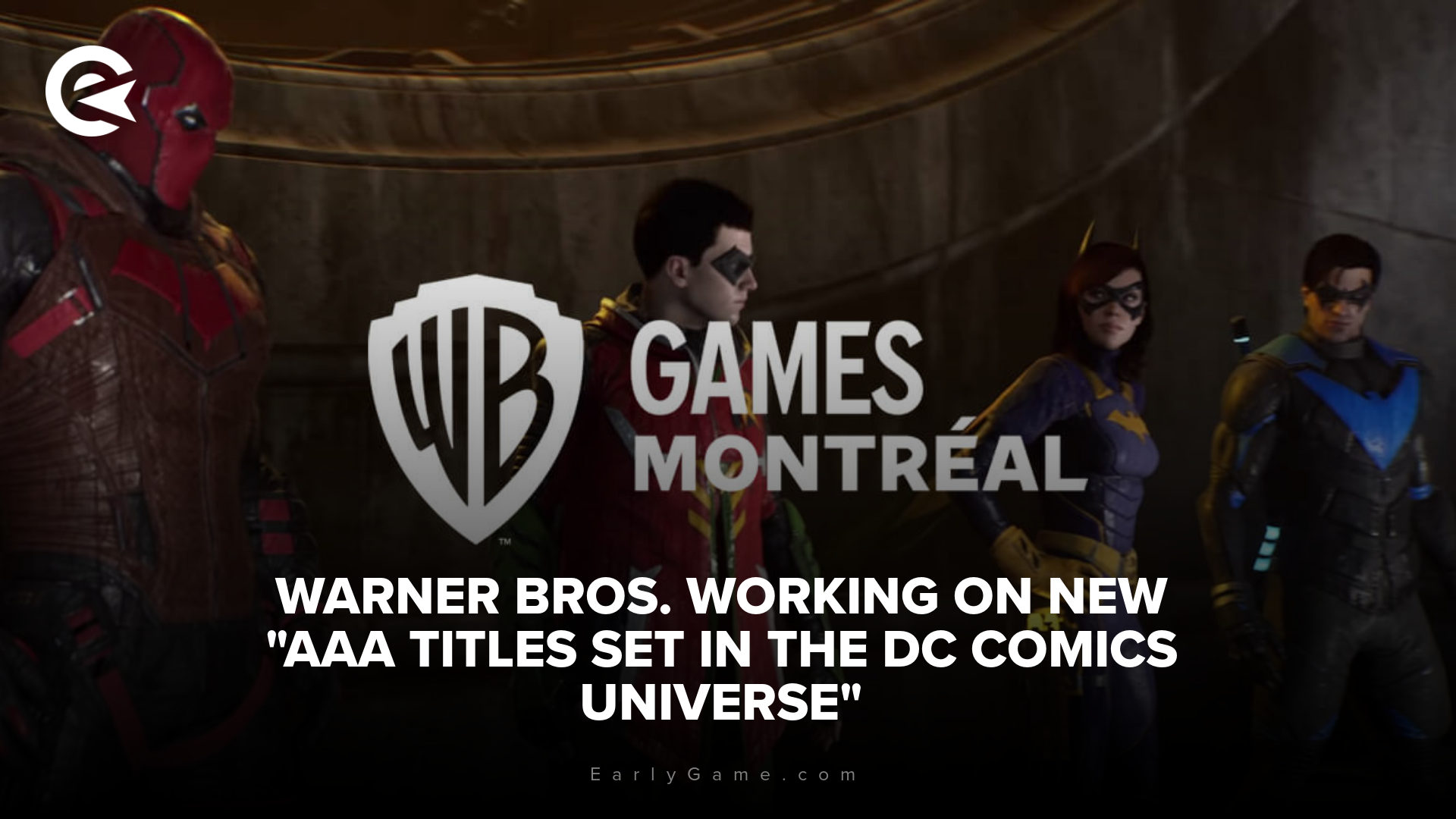 Warner Bros. working on new "AAA titles set in the DC Comics Universe"