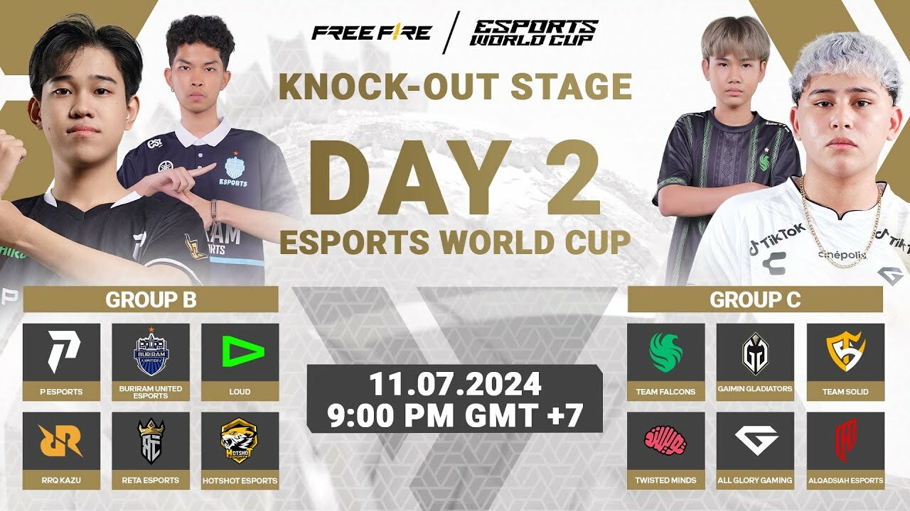 Free Fire World Cup Knockout Stage Day 2