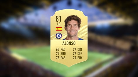 1 Marcos Alonso FC Chelsea 81 OVR