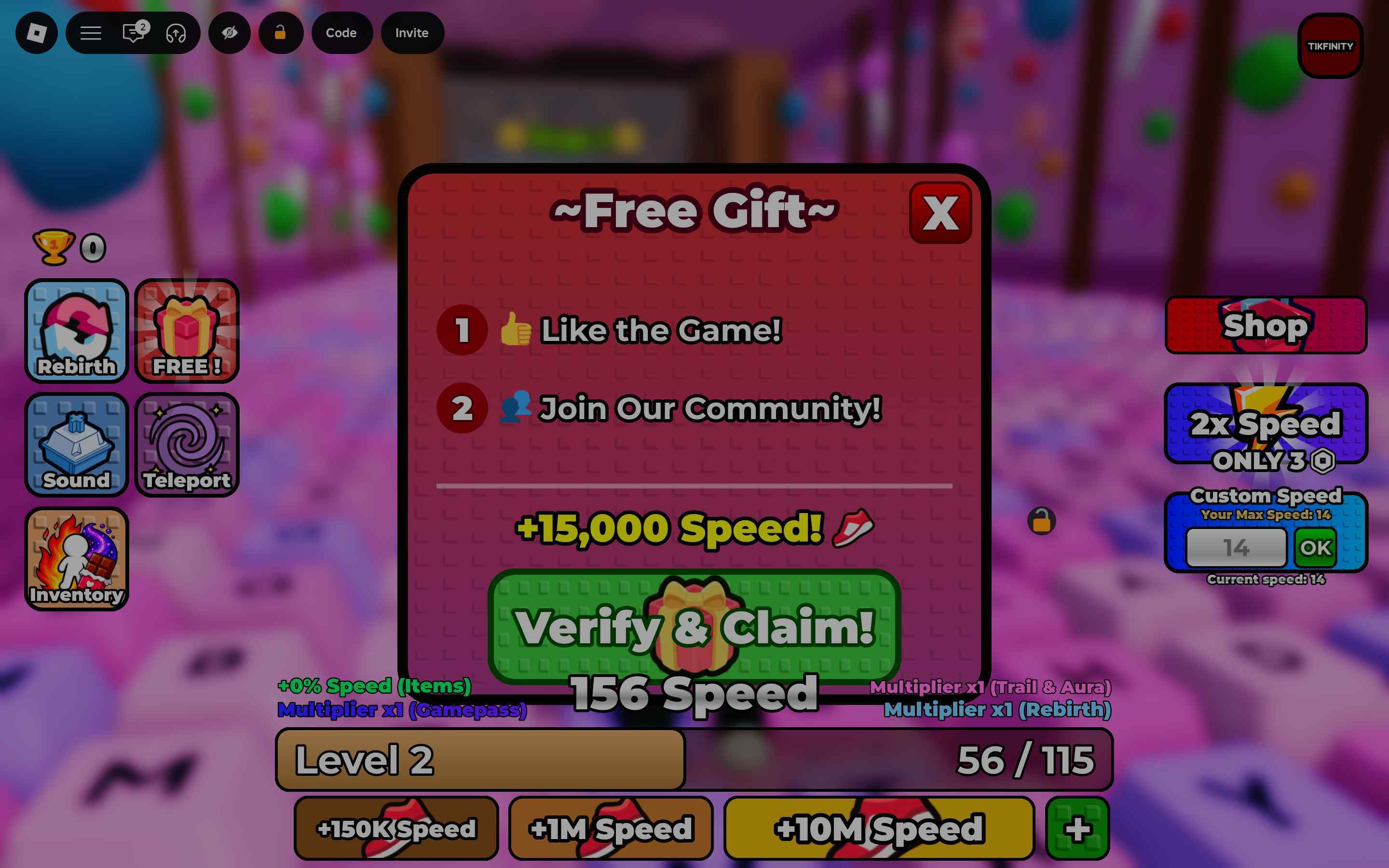1 Speed Keyboard Escape More Rewards