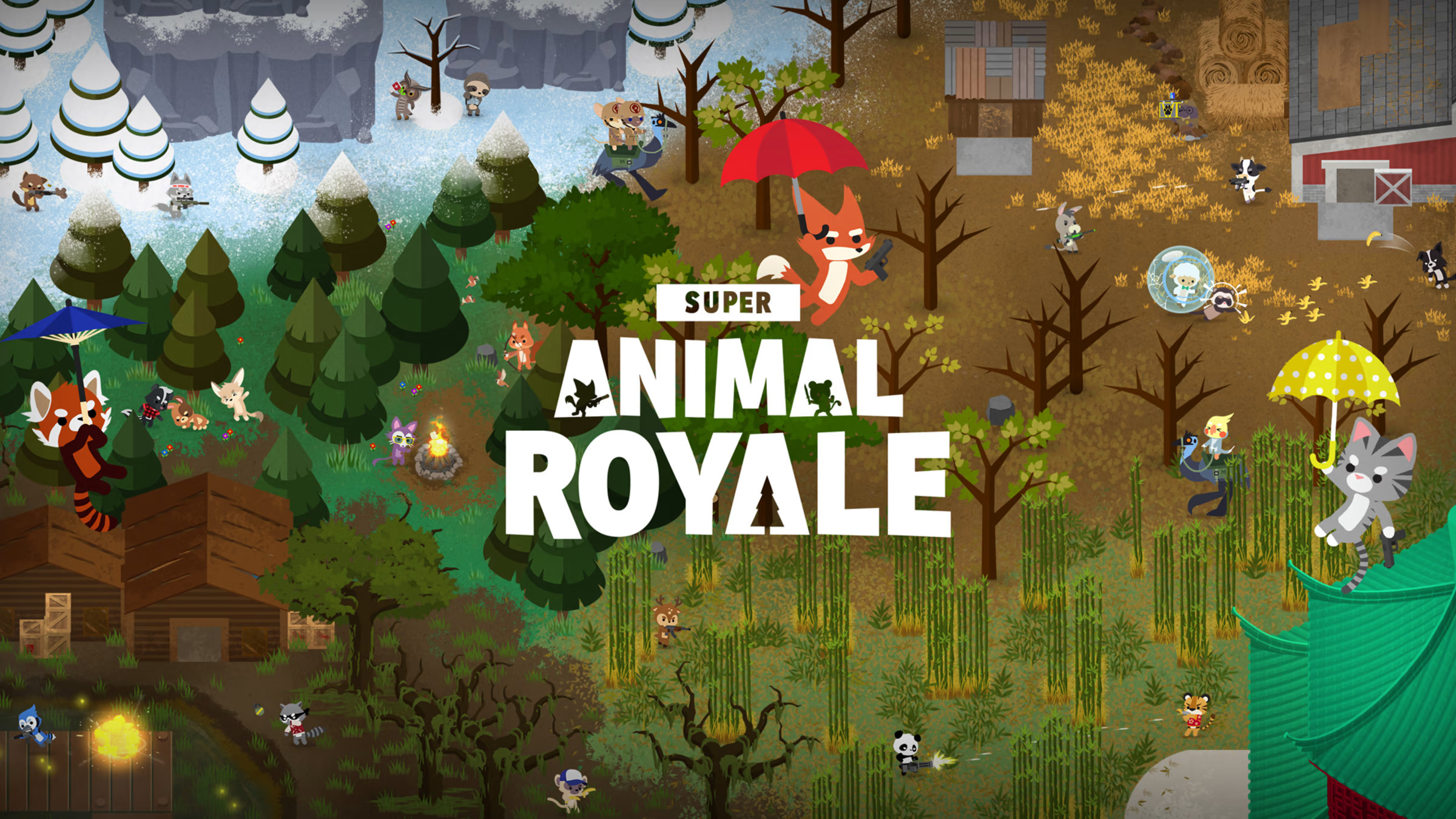 10 Best Battle Royale Games Super Animal Royale
