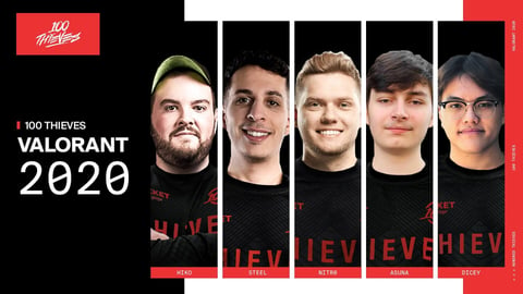 100 thieves valorant squad