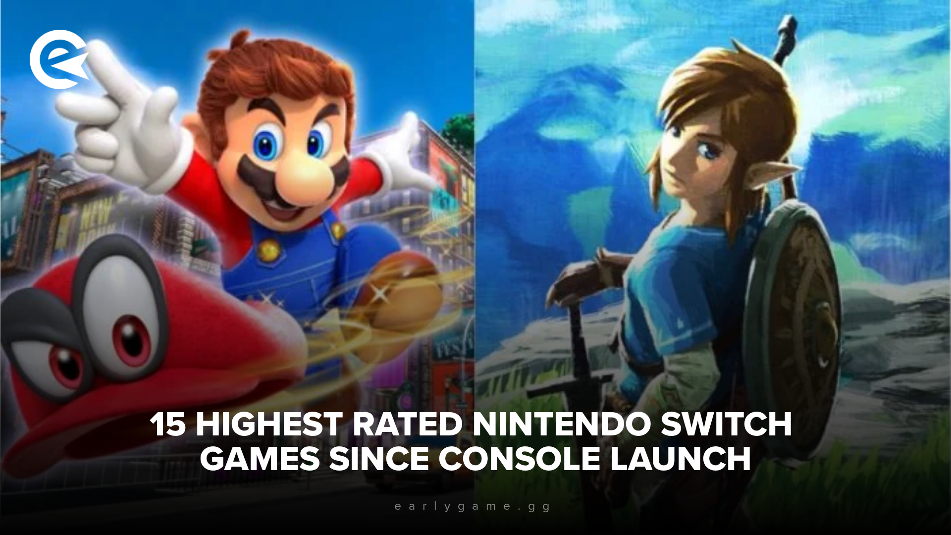 15 highest rated Nintendo Switch games since console launch