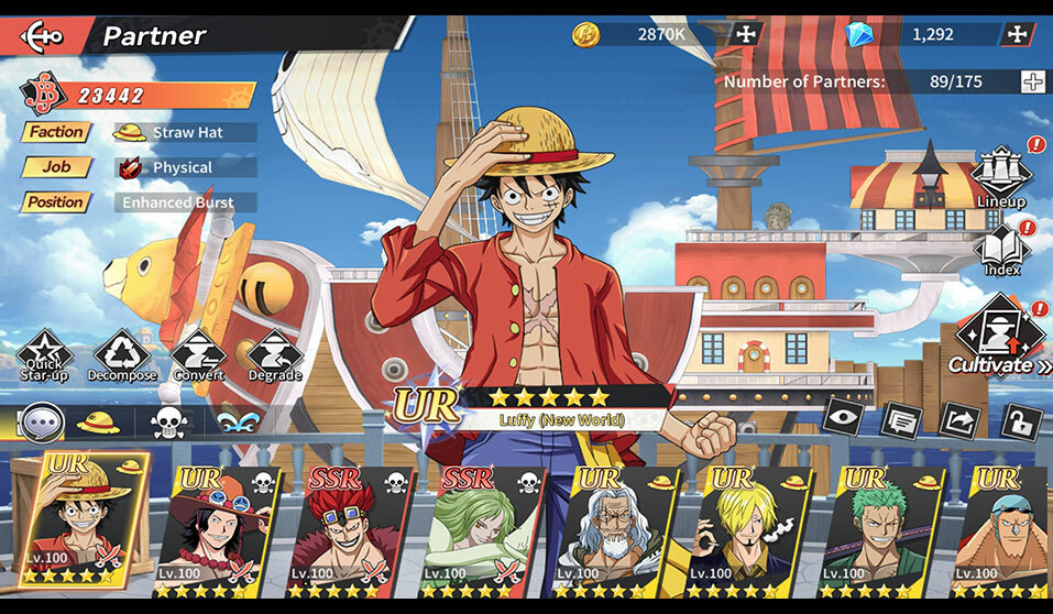 Коды One Piece Gear Five Unleashed на февраль 2024 г.
