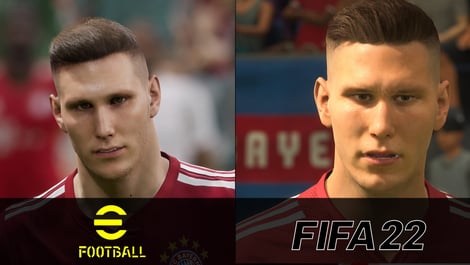 2 Süle e Football 2022 Fifa 22 Grafikvergleich