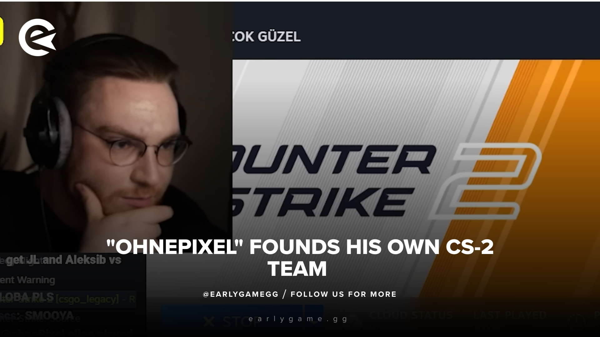 Streamer "OhnePixel" Creates His Own CS2 Team!