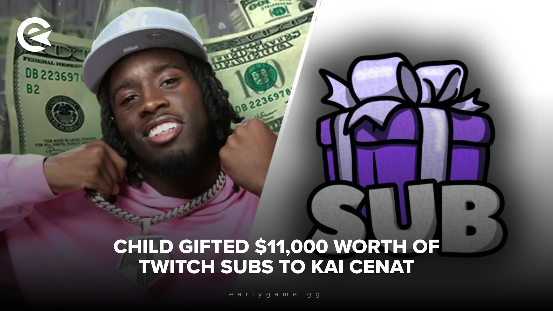 Child Gifted $11,000 Worth Of Twitch Subs To Kai Cenat