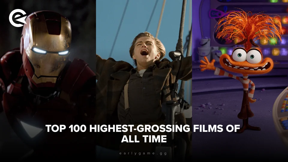 EarlyGame Top 100 HighestGrossing Films of All Time