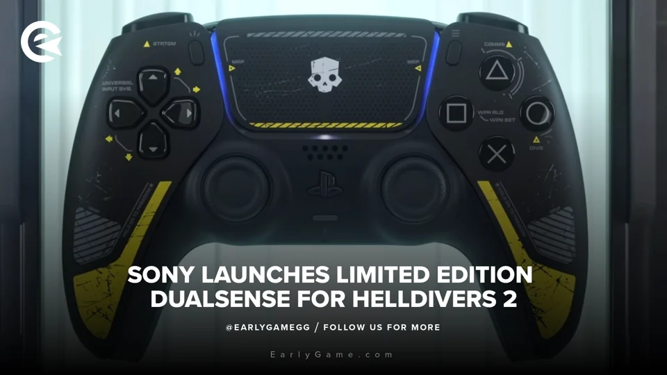 Helldivers Controller Sony launches limited edition DualSense for Helldivers 2 | EarlyGame