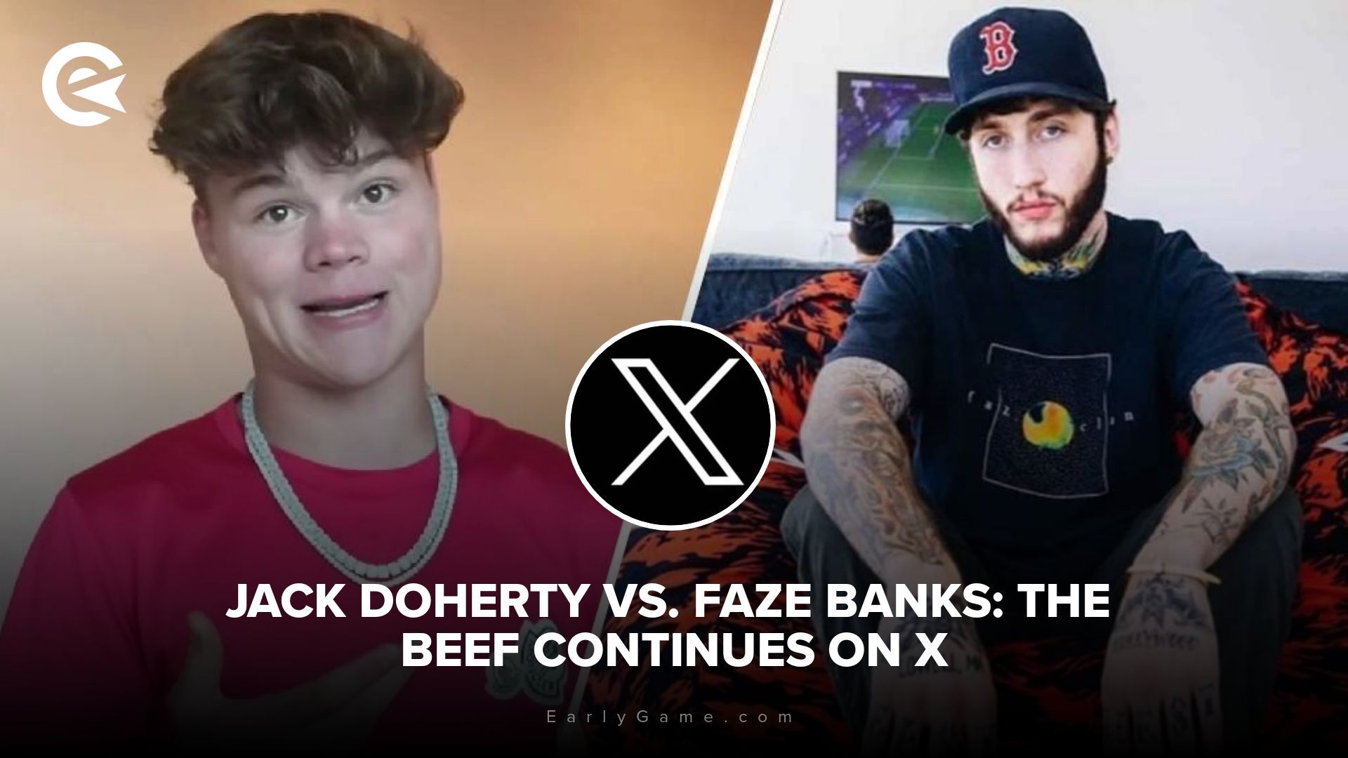 Jack Doherty vs. FaZe Banks: The beef continues on X