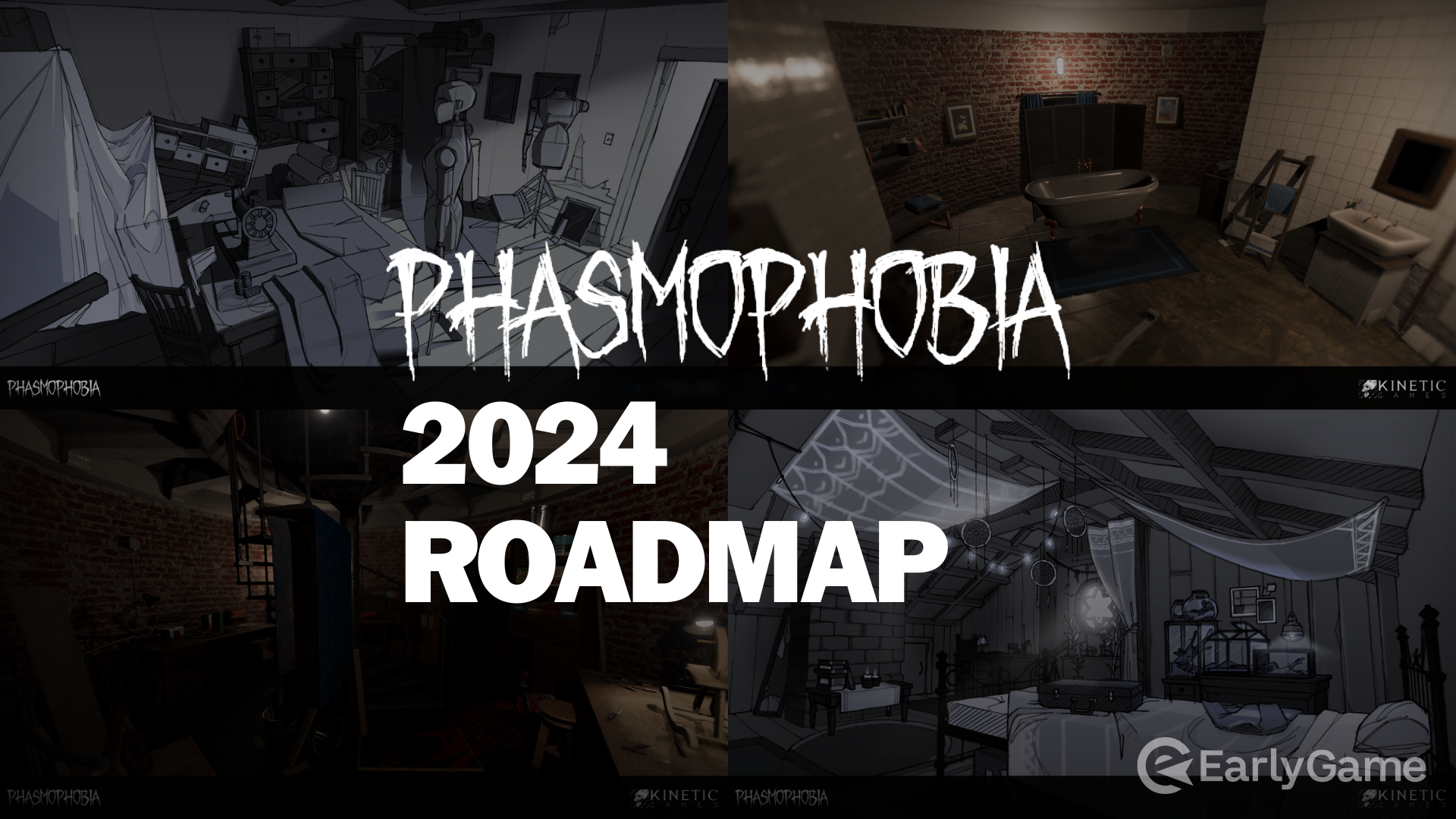 Дорожная карта Phasmophobia 1.0 – 2024 включает новую карту, снаряжение, настройку игрока и многое другое
