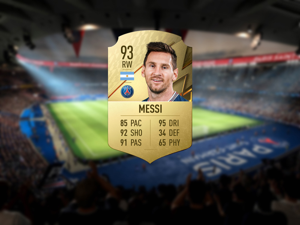 22 Messi in FIFA 22 PSG
