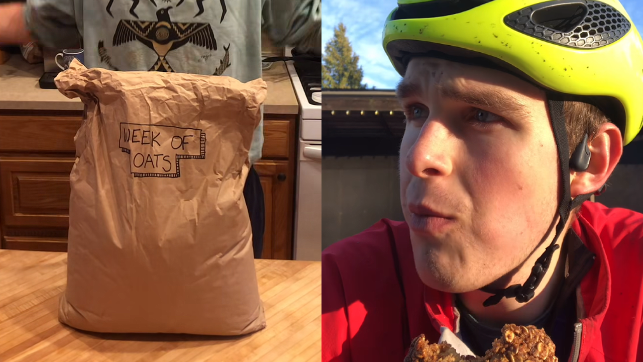 25lb of oats cyclist