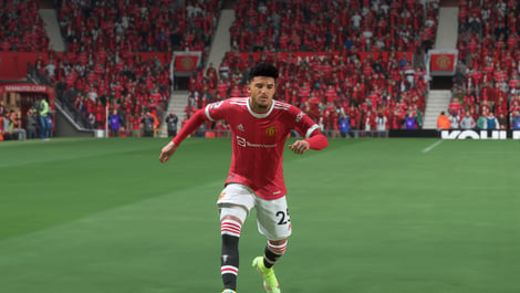 3 Jadon Sancho 92 Dribbling 86 OVR Manchester United