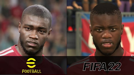 3 Upamecano e Football 2022 Fifa 22 Grafikvergleich