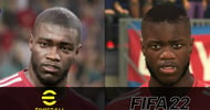 3 Upamecano e Football 2022 Fifa 22 Grafikvergleich