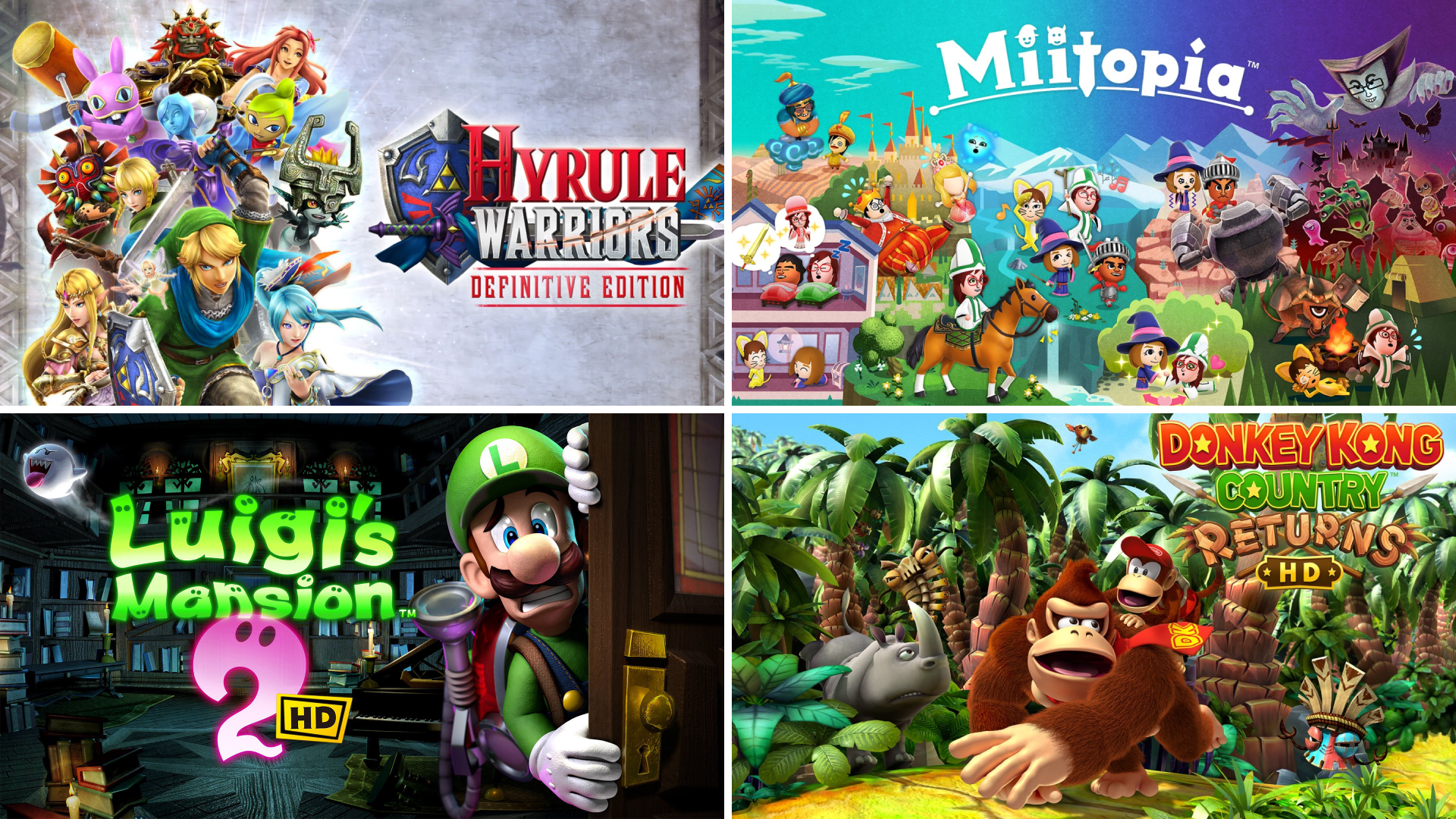 3 DS titles on Switch