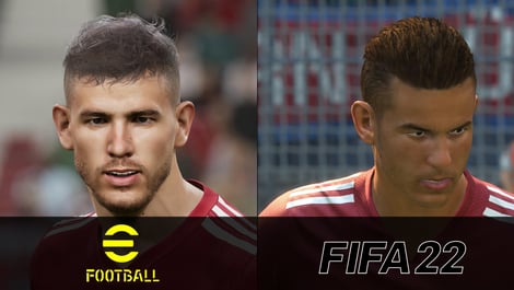 4 Hernandez e Football 2022 Fifa 22 Grafikvergleich