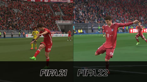 7 Animationen FIFA 21 vs FIFA 22 Grafikvergleich