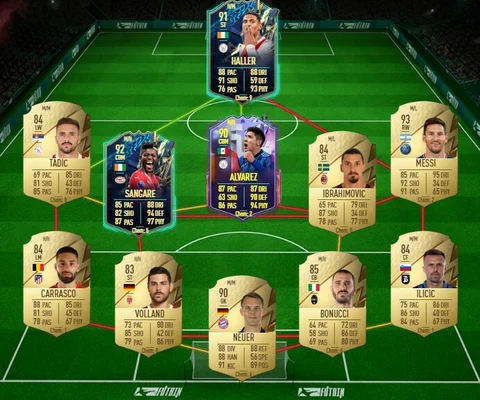 89 rated squad