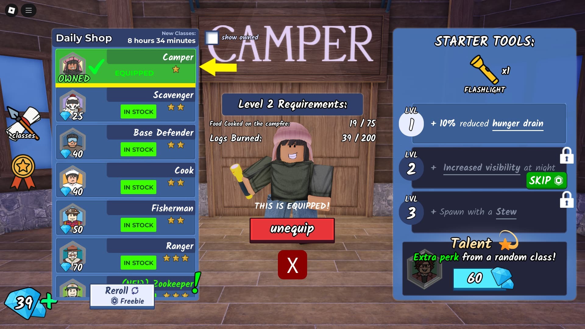 99 Nights in the Forest Gems use