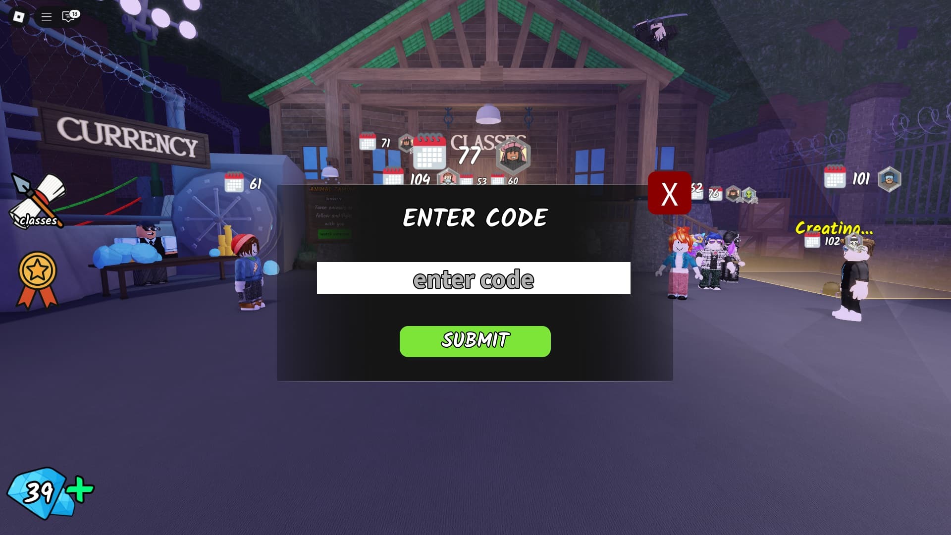 99 Nights in the Forest how to redeem codes 1
