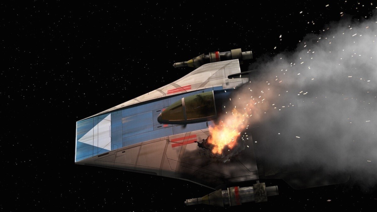 A wing fighter