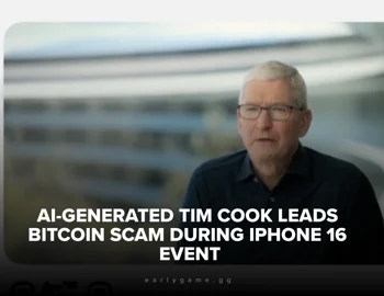 AI Generated Tim Cook Leads Bitcoin Scam During i Phone 16 Event