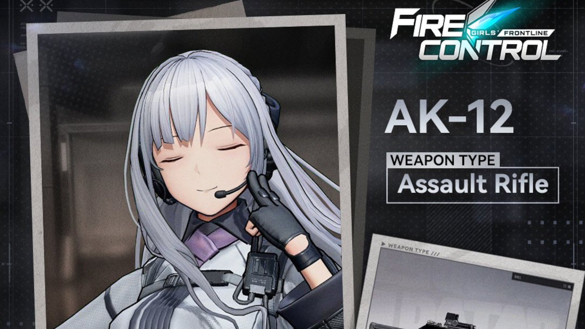 AK 12 Girls Frontline Fire Control