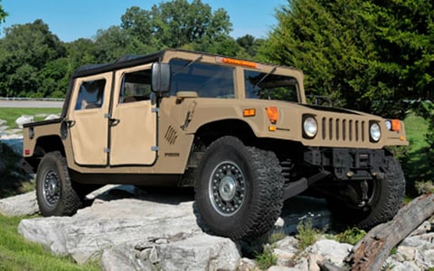 AM General Humvee C Series front view test