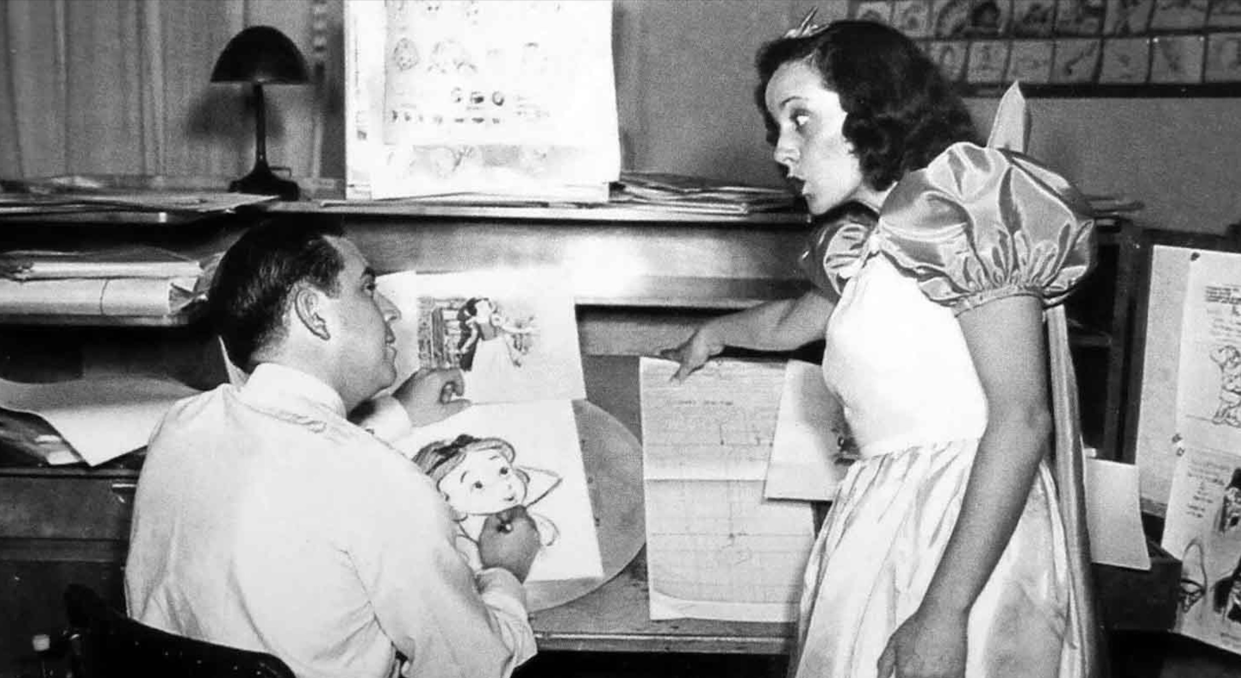 Actress who voiced Snow White