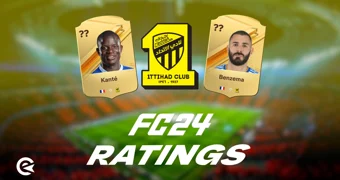 Al Ittihad EA FC 24 Ratings Benzema Kante FIFA 24