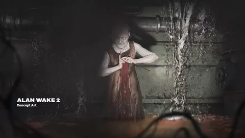 Alan Wake 2 concept art old lady