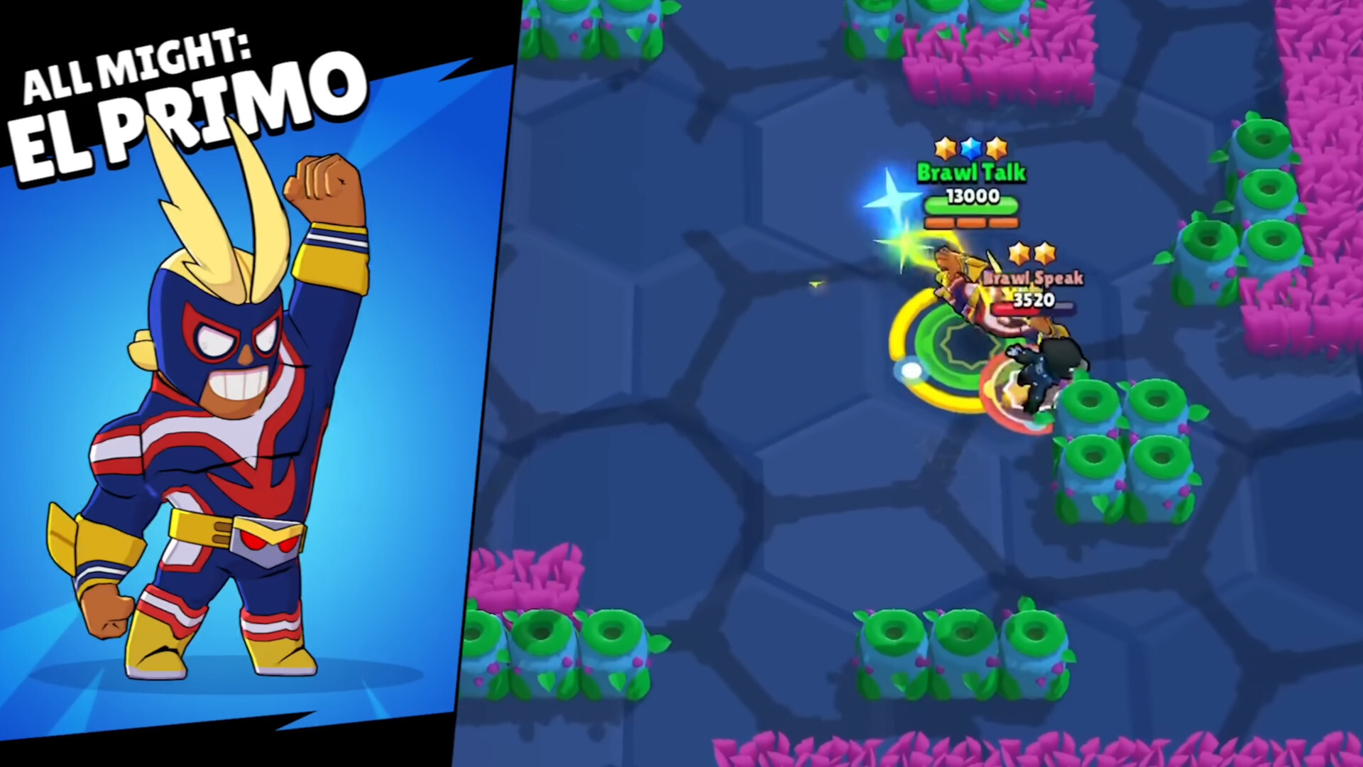 All Might El Primo Brawl Stars