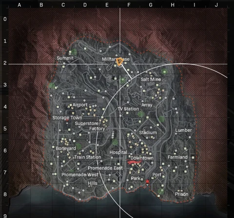 All Survival Camp Locations