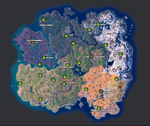 All cabbage cart locations fortnite