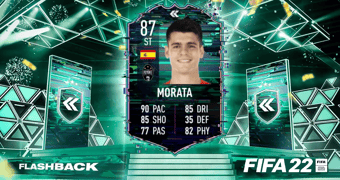 Alvaro Morata FIFA 22 F Lashback SBC