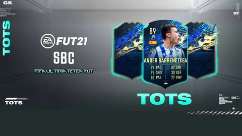 Ander Barrenetxea La Liga U 23 SBC