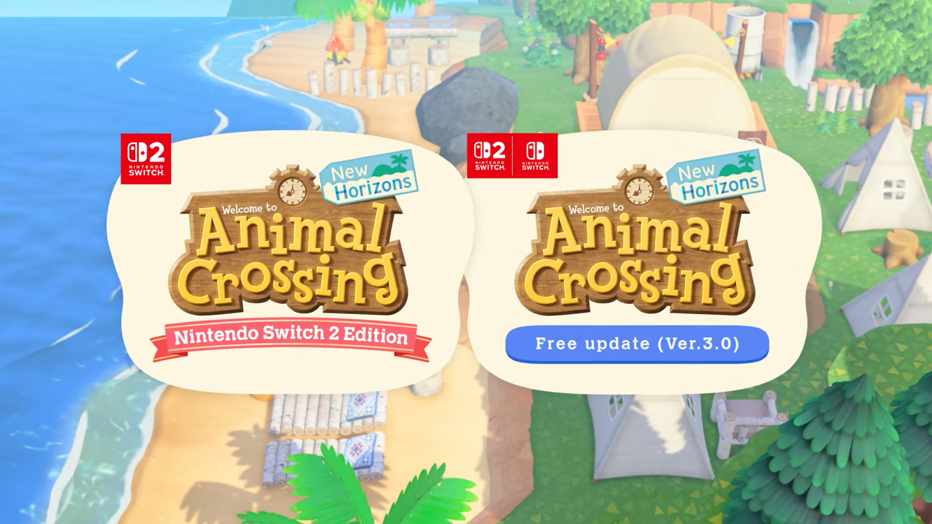 Animal Crossing Switch 2 Update Thumbnail