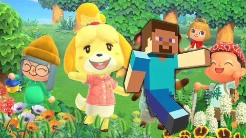 Animal Crossing meets Minecraft