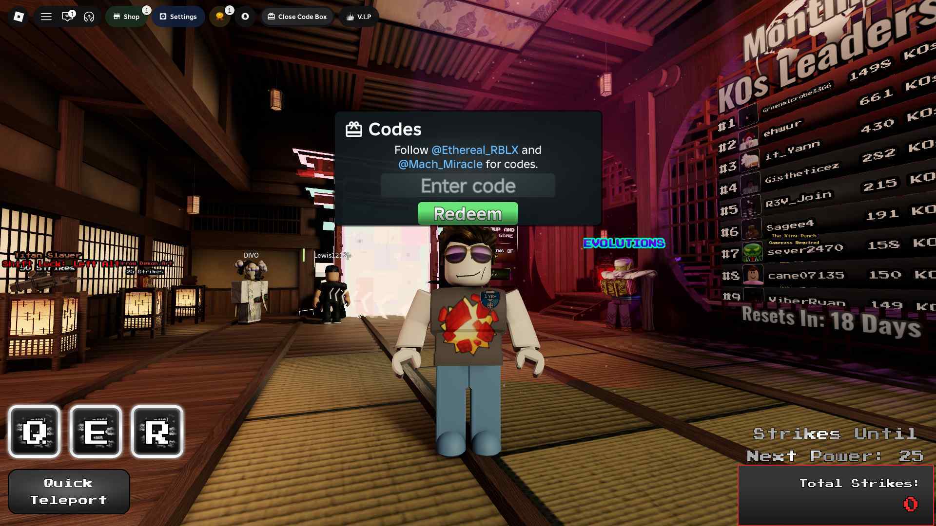 Anime Ability Wars How to Redeem Codes 2