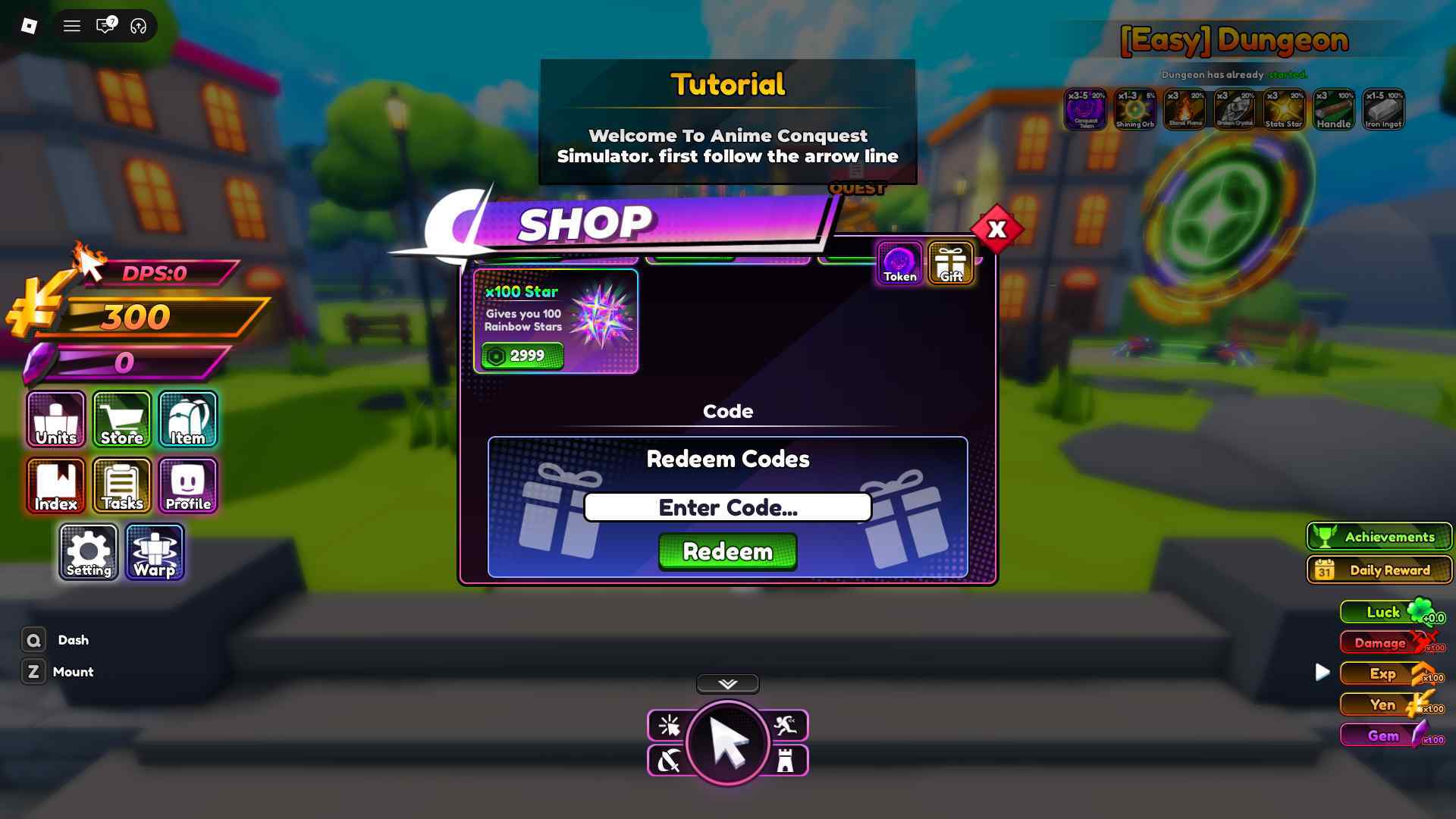 Anime Conquest Simulator How To Redeem Codes