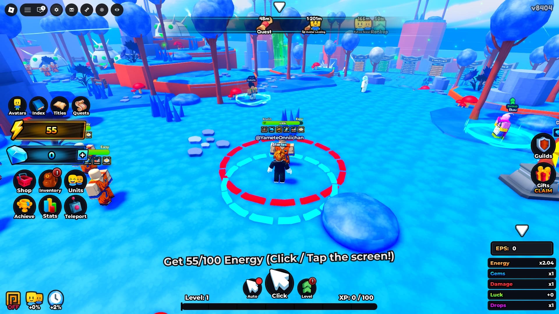 Anime Destroyers expired codes