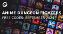 Anime Dungeon Fighters Codes september